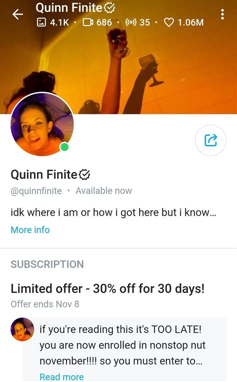 Quinn finite : r/OnlyDaily